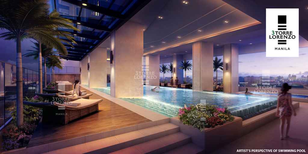 3Torre Lorenzo Swimming Pool area artist's perpective