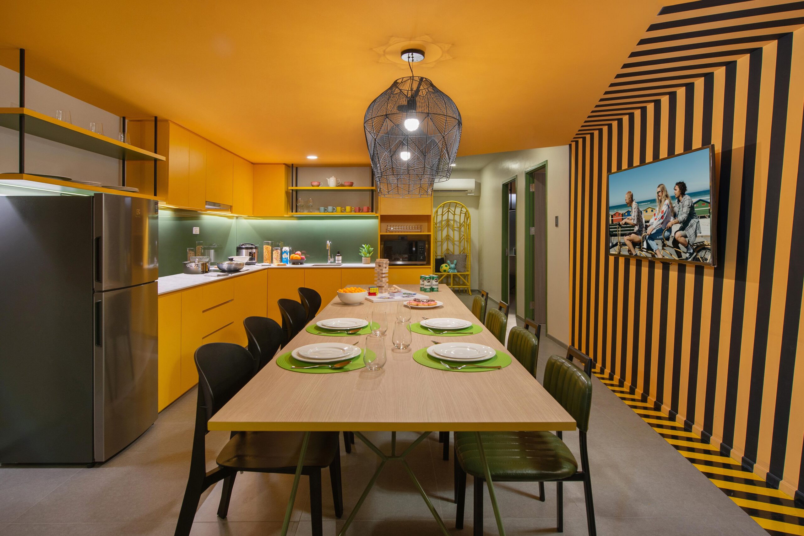 lyf Malate Manila Living Dining Area