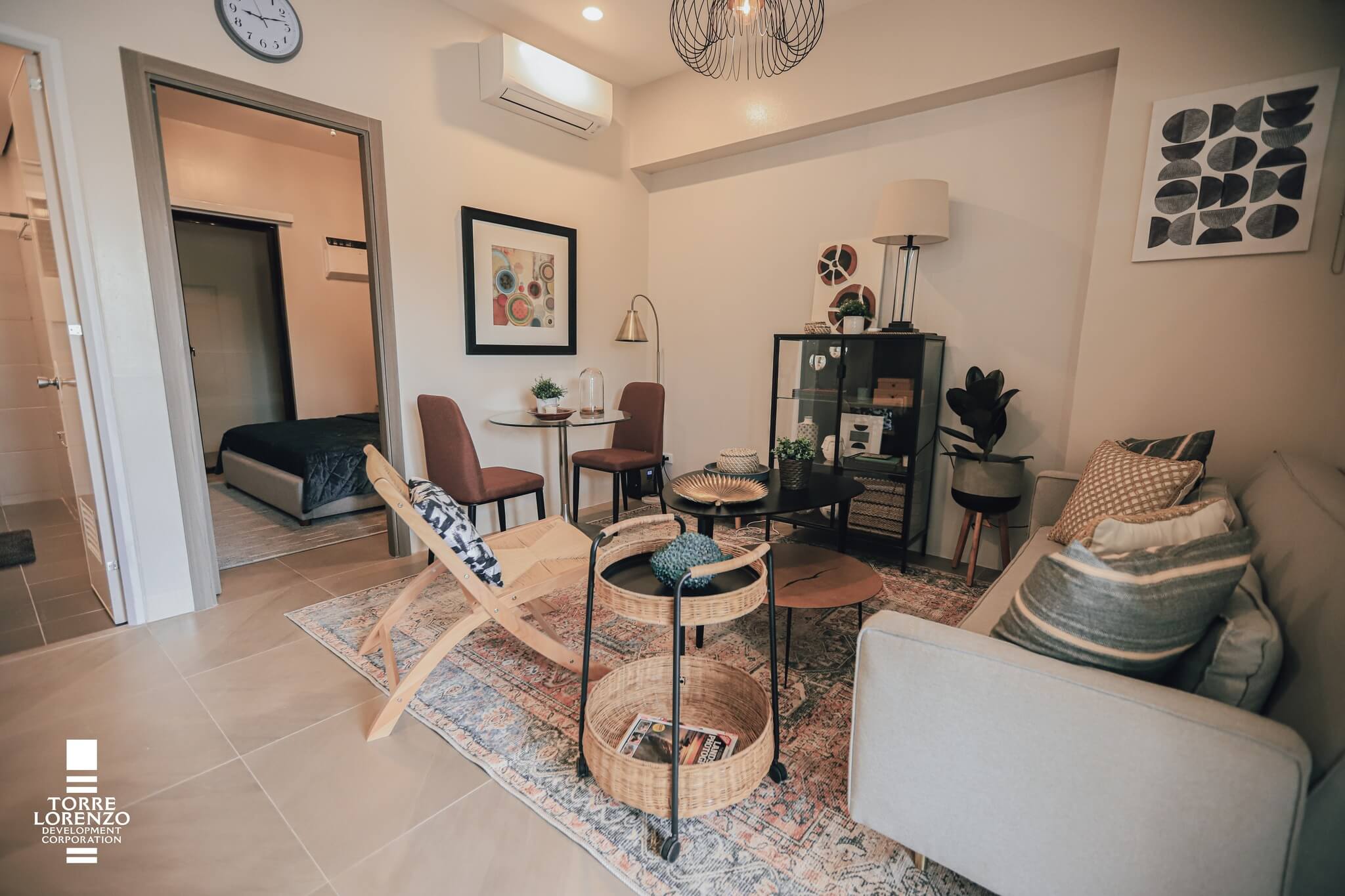 Actual photo of Tierra Lorenzo Lipa Tower 2 Model Unit